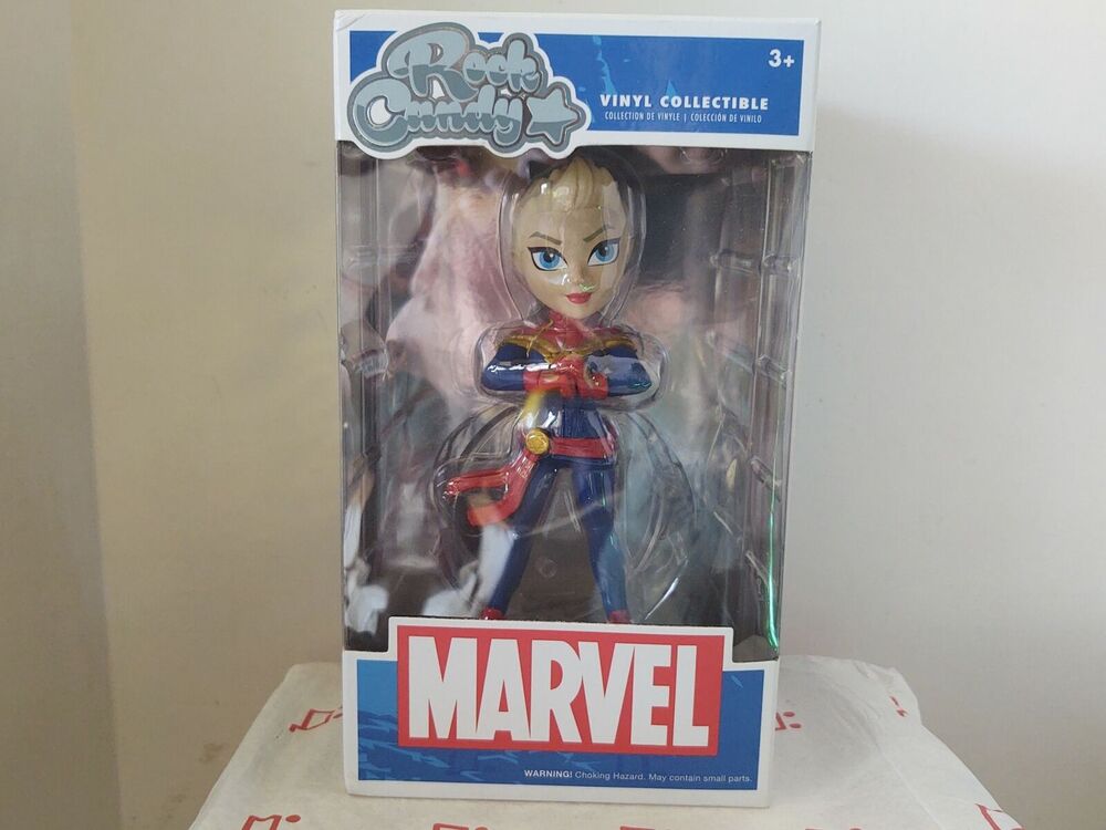 Captain Marvel Rock Candy Vinyl Figure - Funko